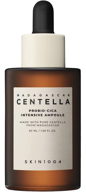 SKIN1004 Madagascar Centella Asiatica Ampoule Facial Serum 100% Centella Asiatica Extract for Soothing Sensitive and Acne-Prone Skin Probio-Cica