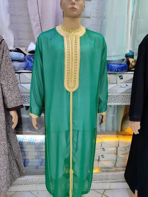 Nikkah Groom Men's Moroccan Kaftan 3 Piece Wedding Set