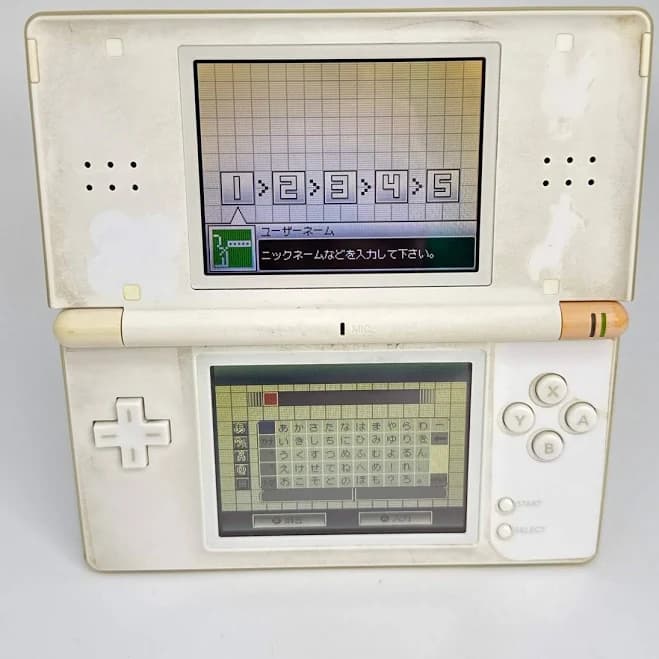 Nintendo Ds Lite Usg-001 Polar White Console 37