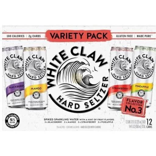 White Claw Variety #3 Seltzer Pack