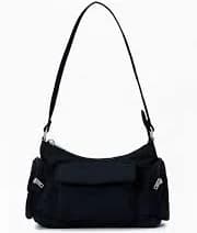 John Galt Black Shoulder Bag