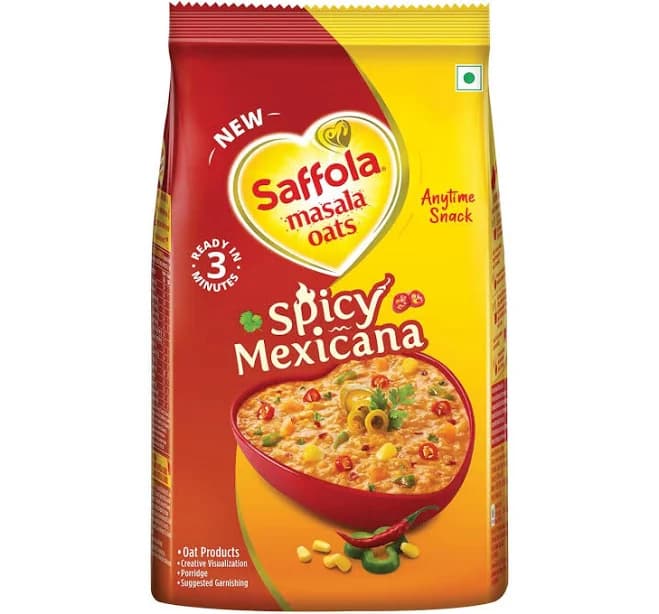Saffola Spicy Mexican Masala Oats - 400 gm