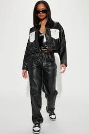 Won't Follow The Rules Faux Leather Jacket - Black | Fashion Nova
