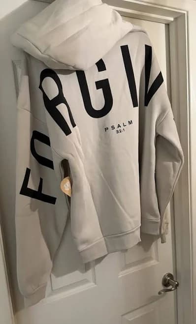 Glo Forgiven Hoodie Size Large