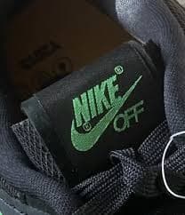 Nike x Off-White Rubber Dunk - (CU6015-001) Black / Green - Men's 10.5 - NEW | eBay