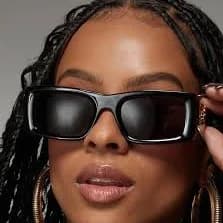 Bebe Women's Rectangular Sunglasses
