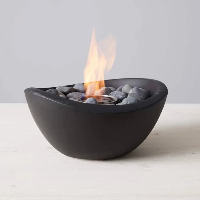TerraFlame Wave Tabletop Fire Bowl