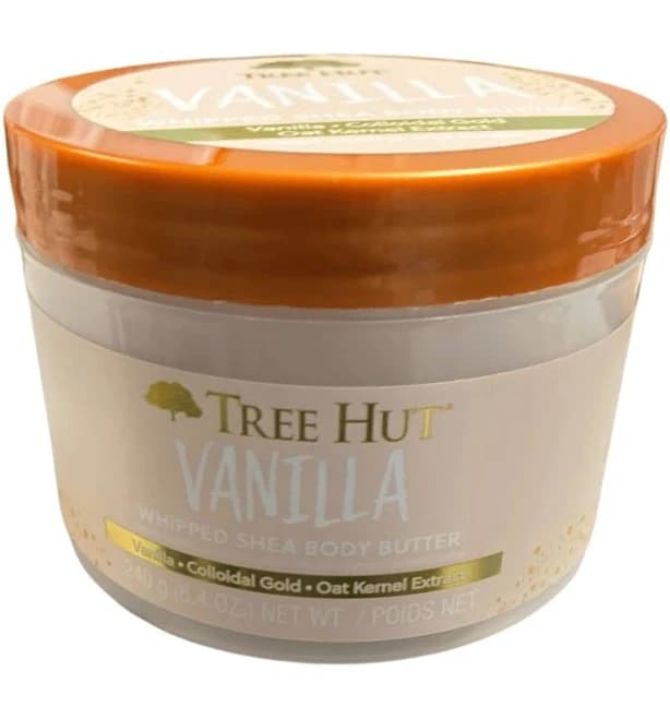 Tree Hut Vanilla Whipped Shea Body Butter 8.4 Oz Moisturizing Cream