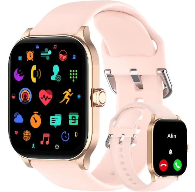 Othalne Smart Watch with Call, Heart Rate, and Sleep Monitor
