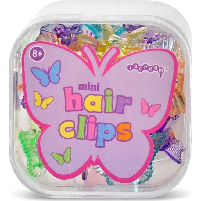 Kids' Iscream Mini Butterfly Hair Clip Pack