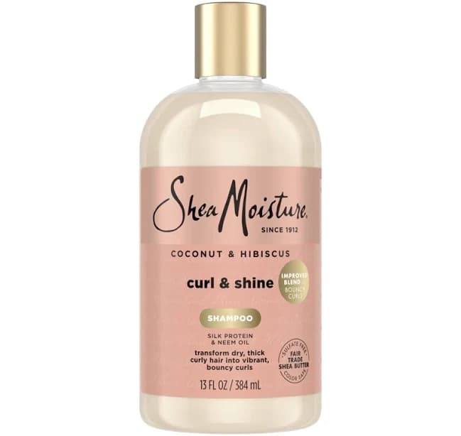 Coconut Hibiscus Curl Shine Shampoo Shea Moisture
