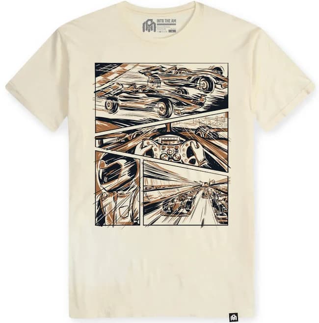 INTO THE AM Men's Full Throttle Vintage Graphic T-Shirt