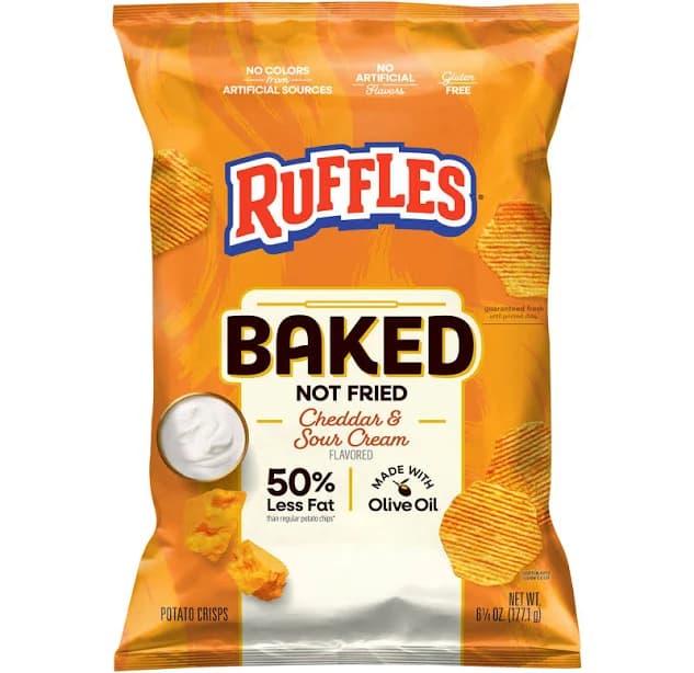 Ruffles Baked Cheddar & Sour Cream Potato