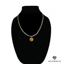 Aria Jeweler Inc Chain with Gold Soccer Ball : Target