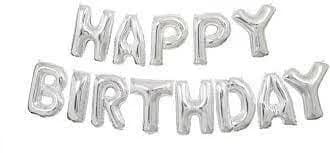 Happy Birthday Balloon Banner