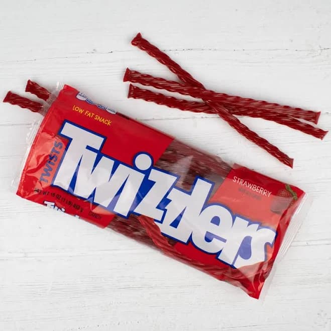 Twizzlers Strawberry Twists 16oz. Bag - 16oz Bag - 40 ct