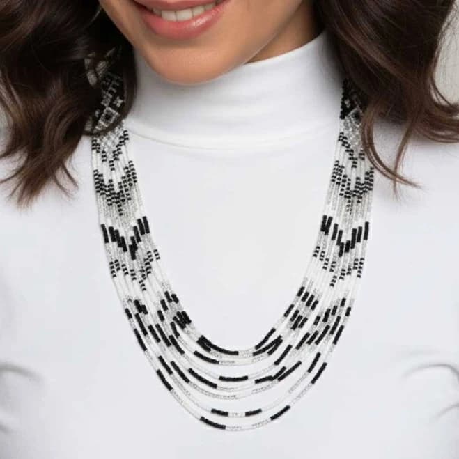 Handmade Beaded Adjustable Necklace