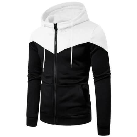 Men's Slim Fit Full Zip Fleece Hoodie