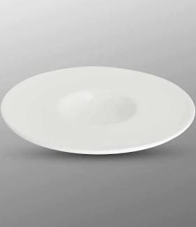 Korin Durable White Wide Rim Bowl