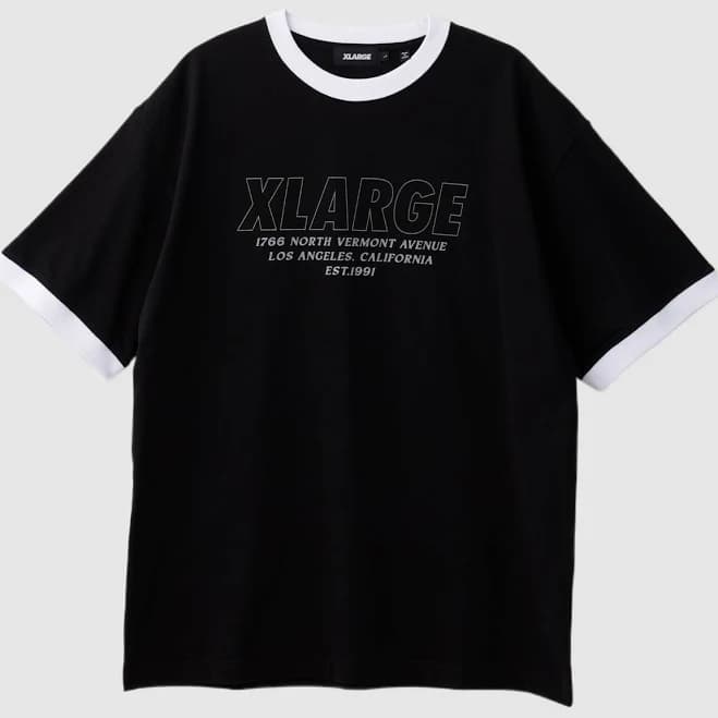 Store Address Ringer S/S Tee