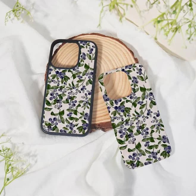 Blueberries iPhone Case