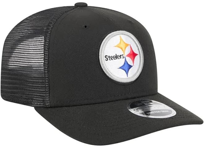 New Era Men's Pittsburgh Steelers 9Seventy Adjustable Stretch-Snap Trucker Hat