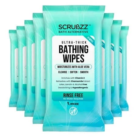 Extra Large Adult Disposable Bathing Wipes