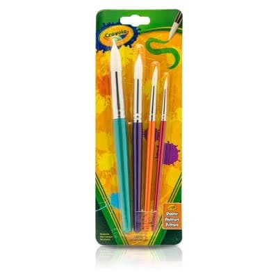 Crayola Big Paintbrush St Round 4PK
