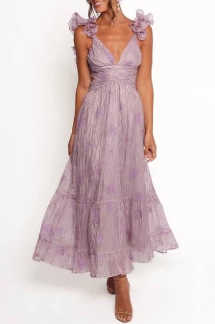Petal & Pup Women's Harmony Floral Maxi Dress