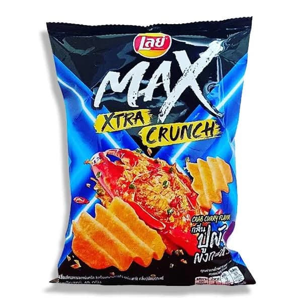 Lay's Max Crab Curry Crunch Potato Chips