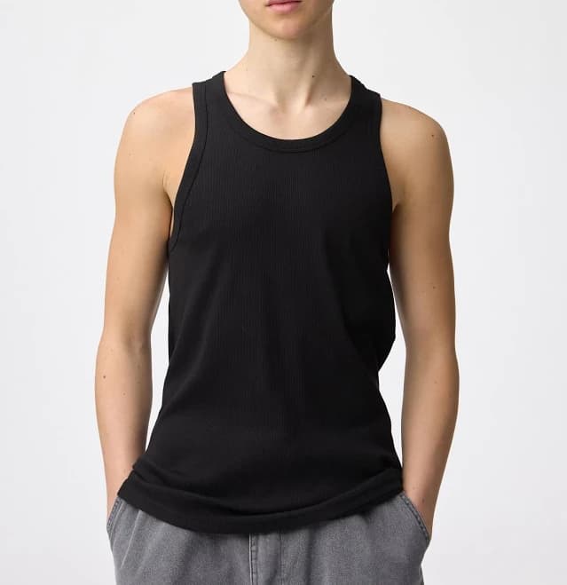 Men's Ribbed Cotton Tank Top