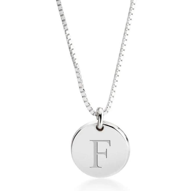 Sterling Silver Custom Letter Pendant Necklace