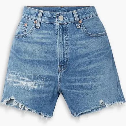 Denimist Women's Nic Distressed Denim Shorts