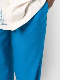 Bonsai Wide-Leg Pleated Trouer In Blue - 33% Off | Editorialist