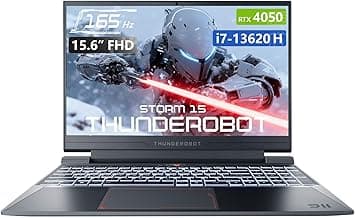 Storm 15 4050 Gaming Laptop, Intel Core i7-13620H, GeForce RTX 4050, 15.6" FHD 165Hz Display, 32GB RAM, 1TB SSD, Backlit Keyboard, HDMI, Wi-Fi, Win 11 Home, Black