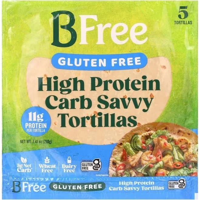 BFree Gluten Free High Protein Tortillas
