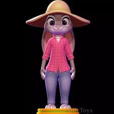 Judy Hopps Farmer - Zootopia 3D model 3D printable | CGTrader