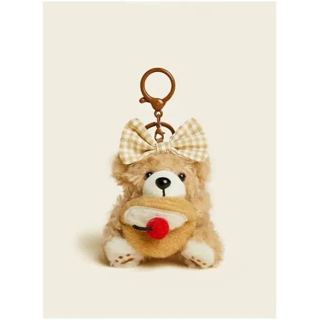 Cookie Bear Bag Charm
