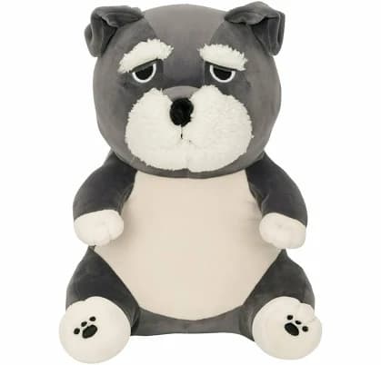 Schnauzer Plush doll Cute Size M W21cm(8.2”)xD23cm(9")xH30cm(11.8