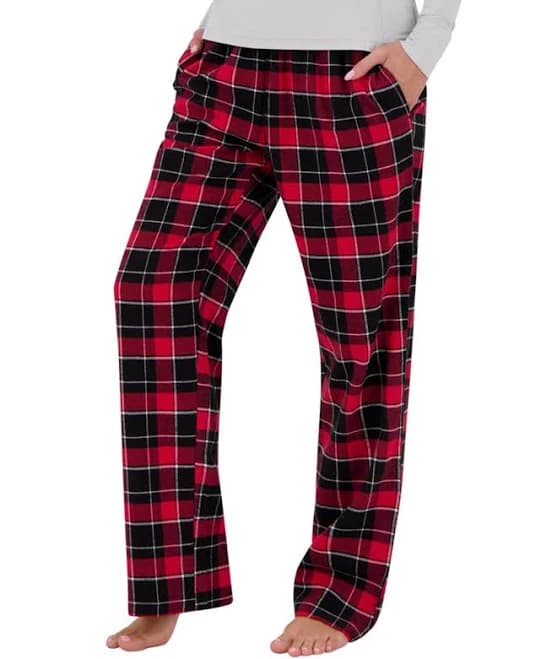 Heat Holders Women's Florence Plaid Flannel Pajama Pants