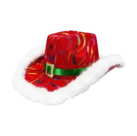 Christmas Cowboy Hat