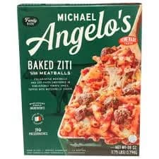 Michael Angelo's Frozen Baked Zita & Meatball Dinner