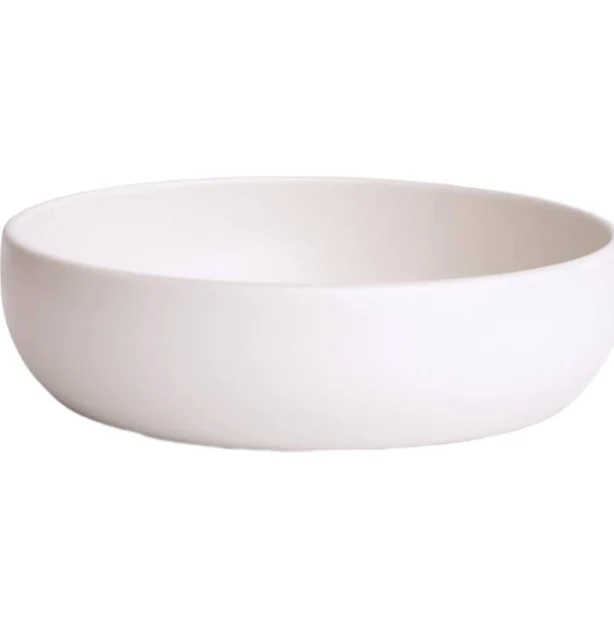Gharyan Stoneware Shallow Stoneware Serving Bowl