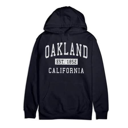 Hometown Apparel Oakland California Classic Unisex Cotton Hoodie