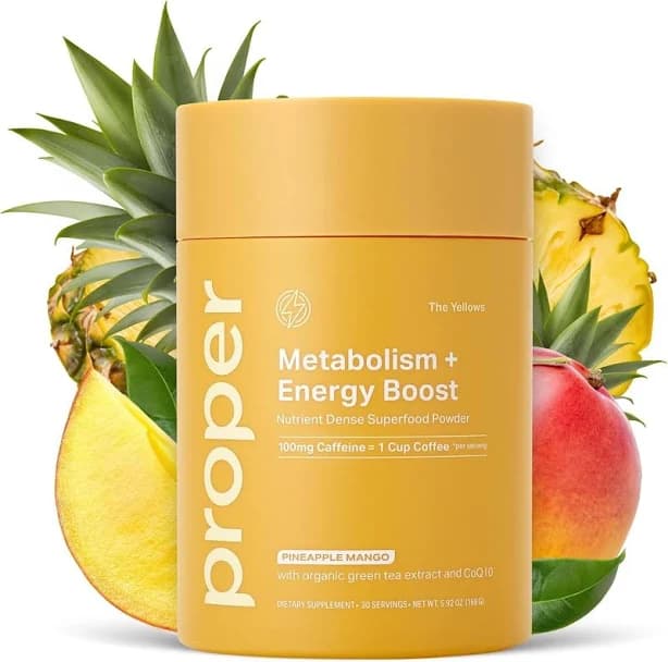 Proper The Yellows Metabolism + Energy Boost Sugar Energy Drink