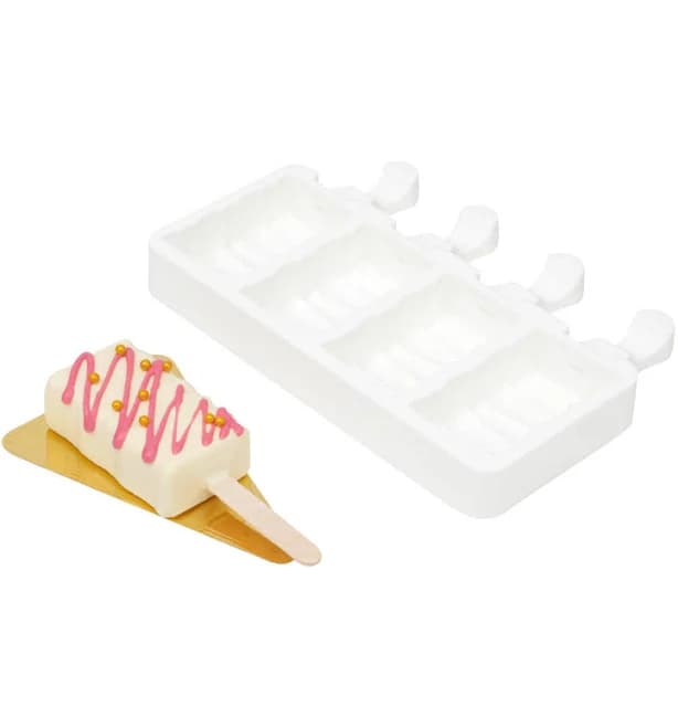 Pastry Tek Silicone Rectangle Popsicle Mold