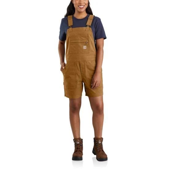 Carhartt Women's Relaxed Fit Canvas Shortalls - 105268 XXL