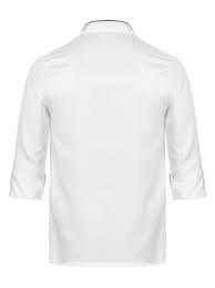 Haitryli Men Short/Long Sleeve Chef Coat Solid Chef Jacket Cooking Uniform White Long Sleeve XL - Walmart.com