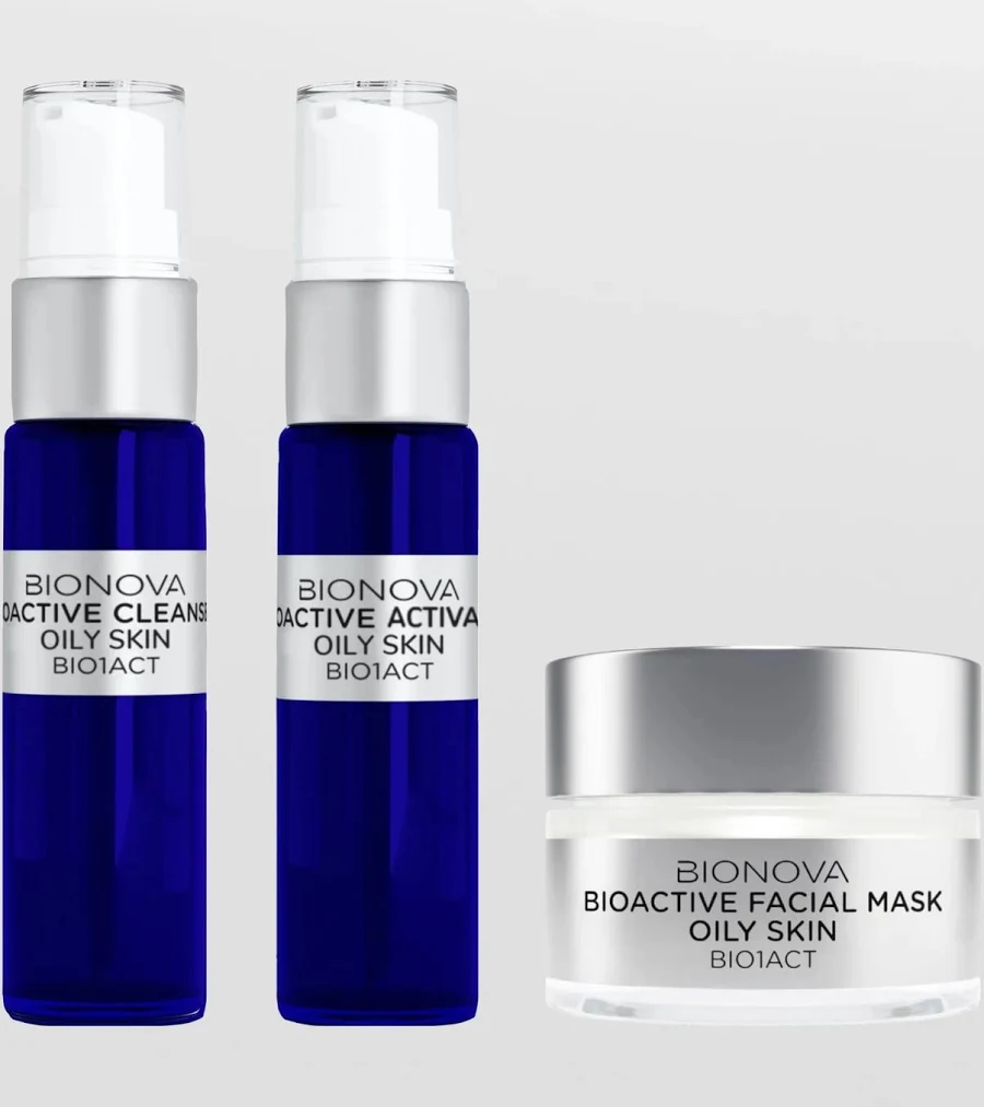 Bn Skincare 3-Step Skin Regimen Kit for Oily Skin