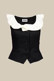 Ruffle Collar Vest | Hagahi